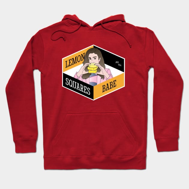 Kim’s Convenience Shannon Lemon Squares Babe Hoodie by AltTabStudio